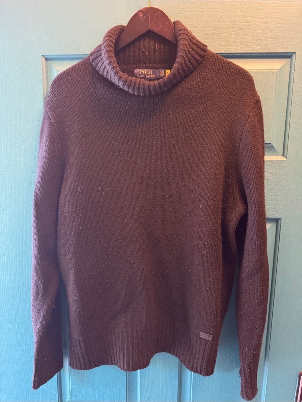 Polo by Ralph Lauren Black Turtleneck Sweater